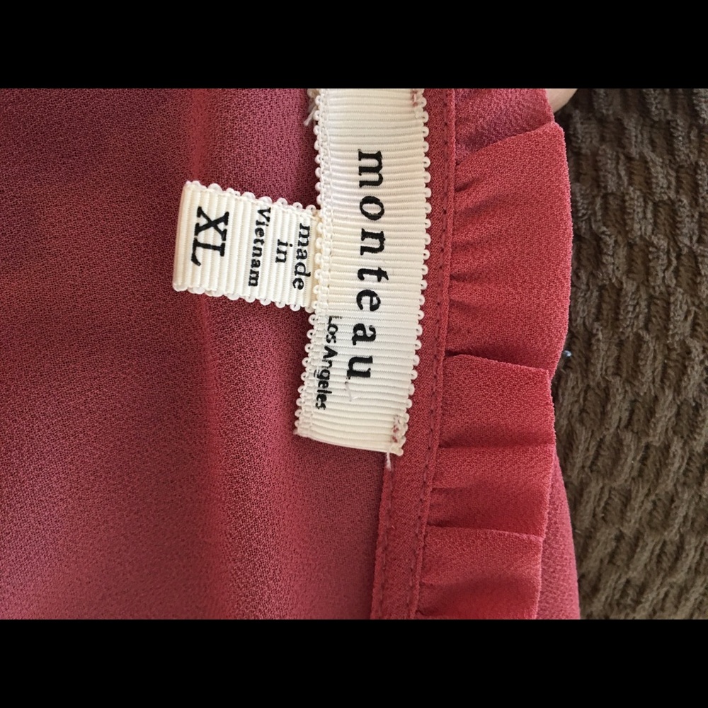 Pretty pink/peach colored blouse